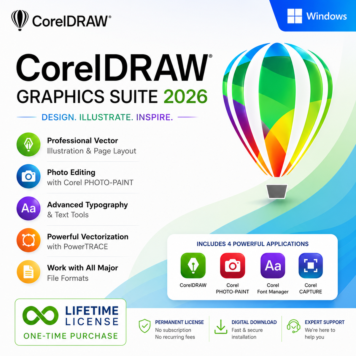 CorelDRAW Graphics Suite 2026 (Instant Download)