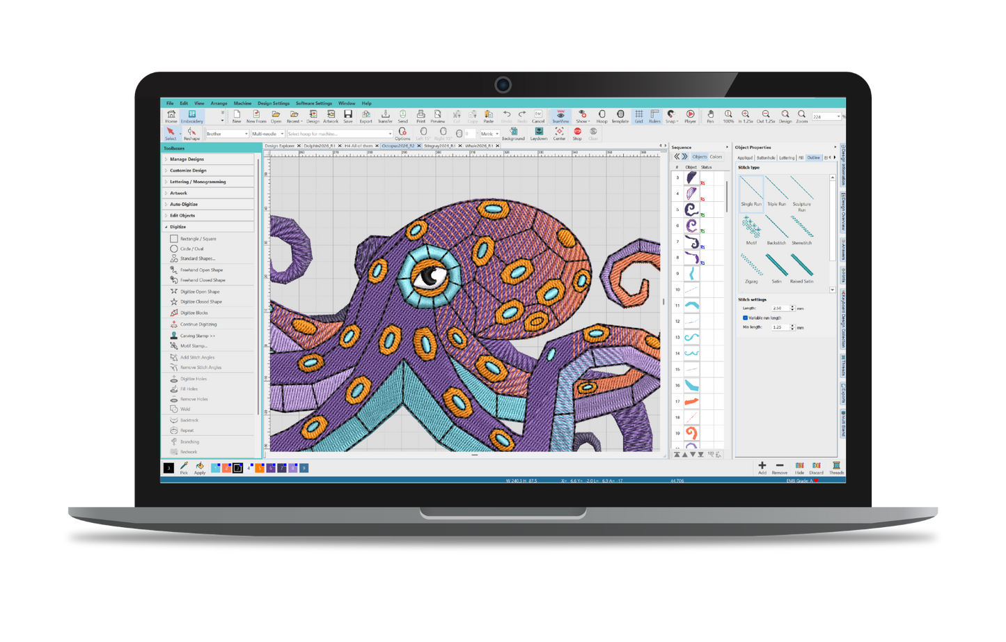 Hatch 2 Embroidery Software Lifetime License (Instant Download)
