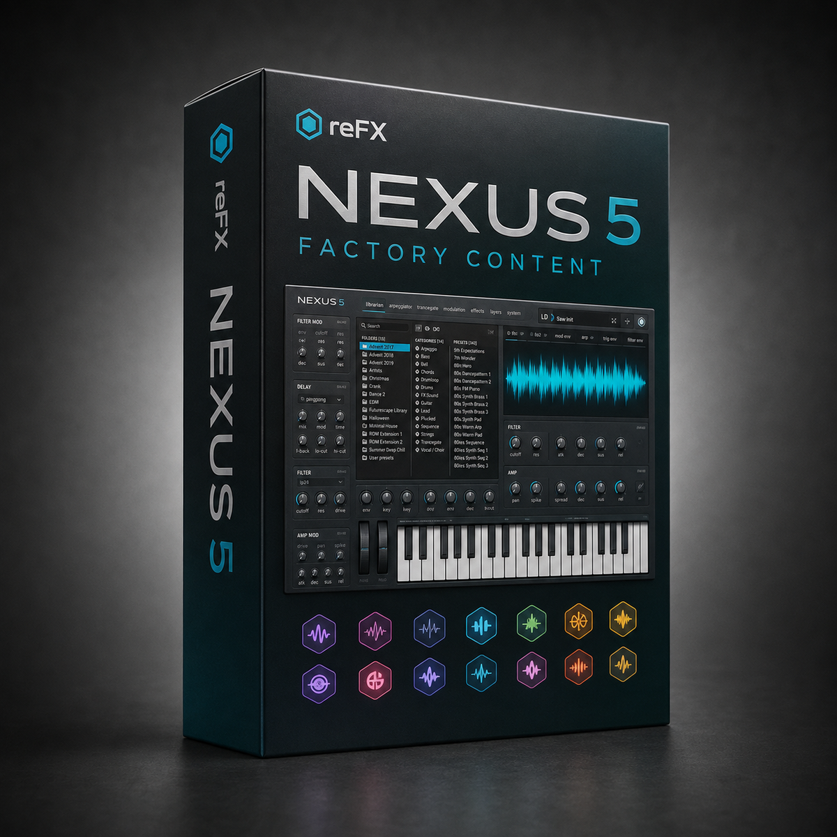 reFX Nexus 5 + Factory Content Lifetime License (Instant Download)