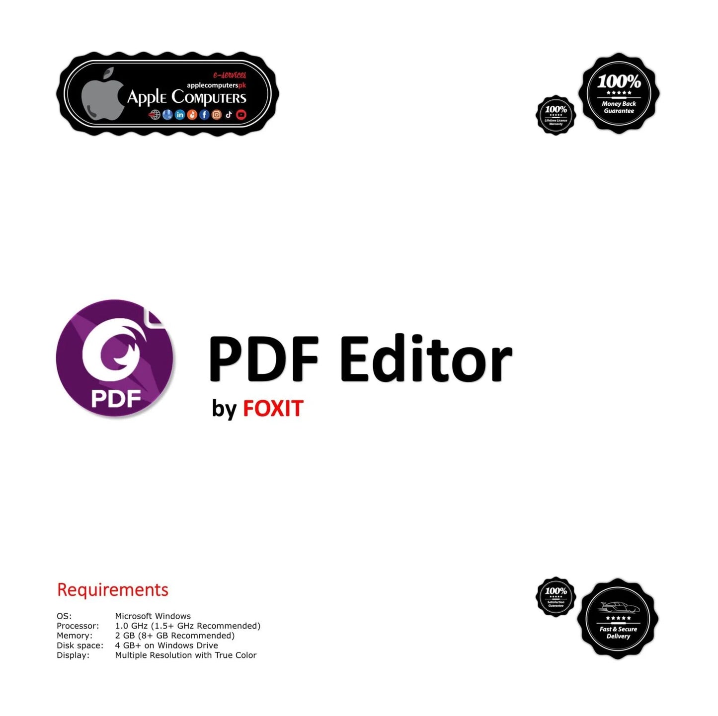 Foxit PDF Editor Pro 2025 (Instant Download)