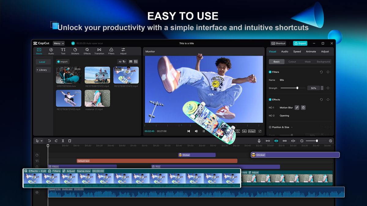 CapCut Pro for PC 1 year Subscription