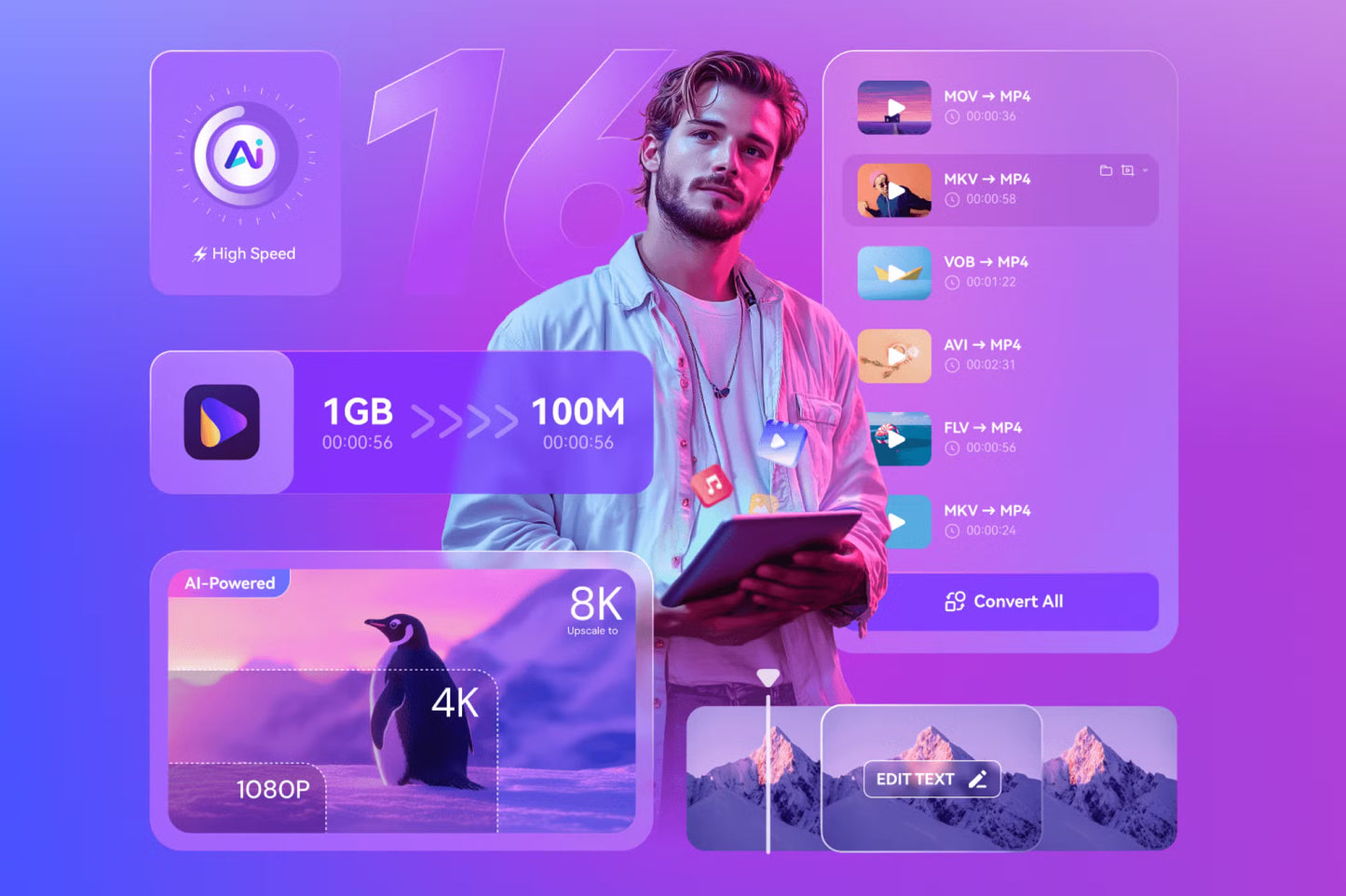 Wondershare UniConverter 16 Lifetime License (Instant Download)